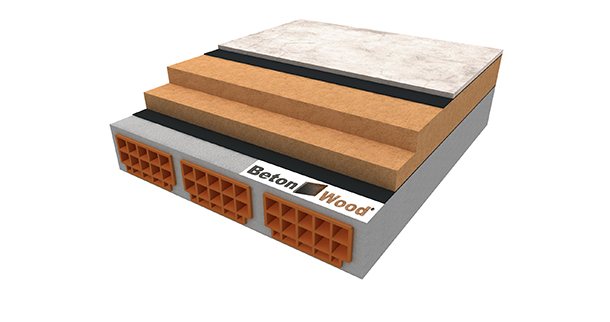 Pannelli bioedili per Solaio in fibra di legno FiberTherm e cementolegno BetonWood su latero-cemento