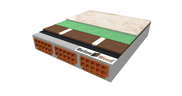 Pannelli bioedili per Solaio in fibra di legno FiberTherm Floor, Underfloor e cementolegno BetonWood